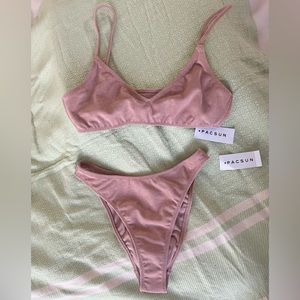 NWT Pacsun LA Hearts Dusty Rose Bikini